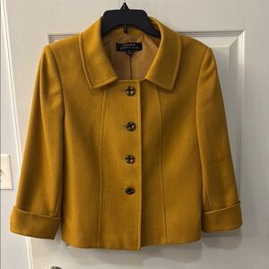 Tahari Mustard Yellow Women's Jacket